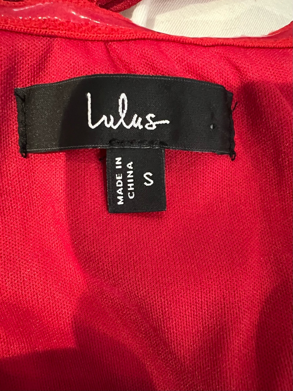 Lulu’s Red Tie-Shoulder Retro Style Midi Dress - Picture 8 of 9